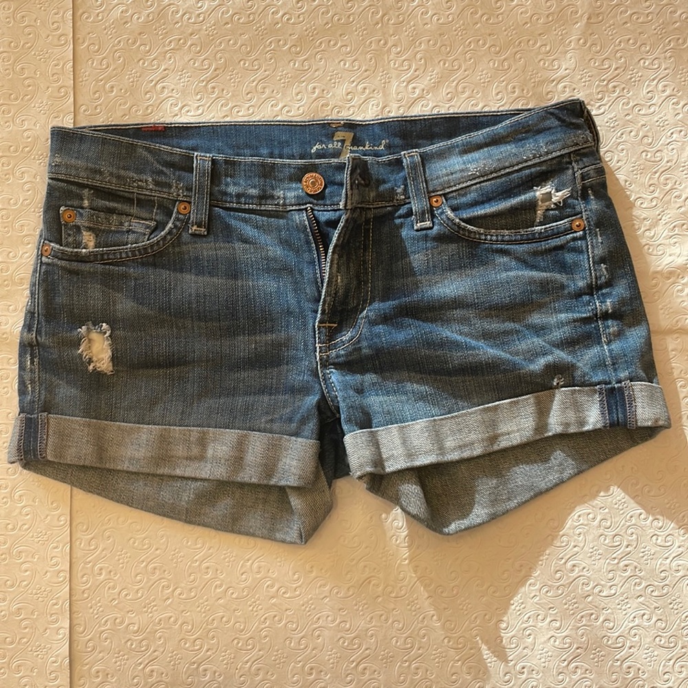 Lightly worn jean shorts